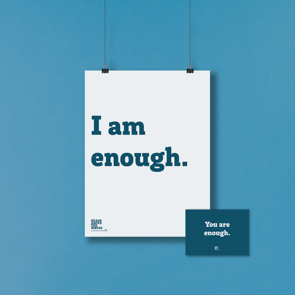 Positive affirmation "I am enough"