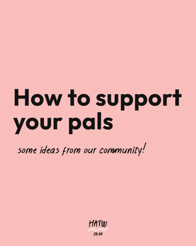 We asked our community "how do you actually support a friend when they’re struggling?" ⁠
⁠
You came through with some brilliant, thoughtful answers, and here’s a handful we wanted to share. ⁠